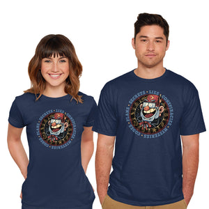 The Fall Of Secrets-Mens-Basic-Tee-glitchygorilla