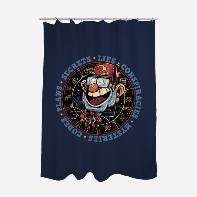 The Fall Of Secrets-None-Polyester-Shower Curtain-glitchygorilla