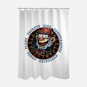 The Fall Of Secrets-None-Polyester-Shower Curtain-glitchygorilla