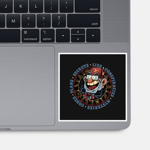 The Fall Of Secrets-None-Glossy-Sticker-glitchygorilla