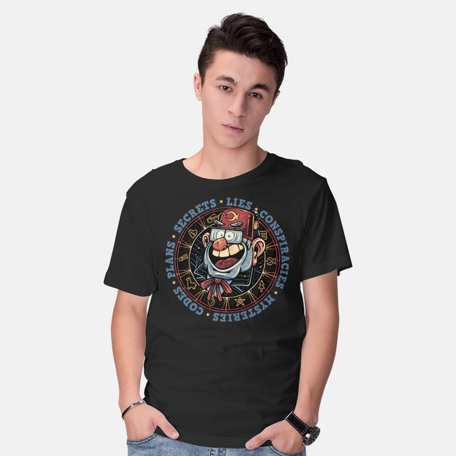 The Fall Of Secrets-Mens-Basic-Tee-glitchygorilla