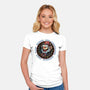 The Fall Of Secrets-Womens-Fitted-Tee-glitchygorilla