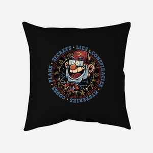The Fall Of Secrets-None-Removable Cover w Insert-Throw Pillow-glitchygorilla