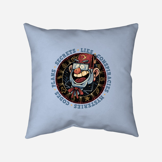 The Fall Of Secrets-None-Removable Cover w Insert-Throw Pillow-glitchygorilla