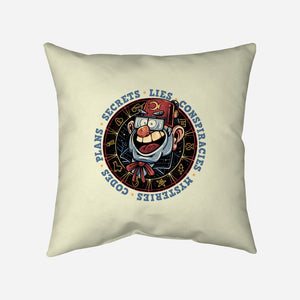 The Fall Of Secrets-None-Removable Cover w Insert-Throw Pillow-glitchygorilla