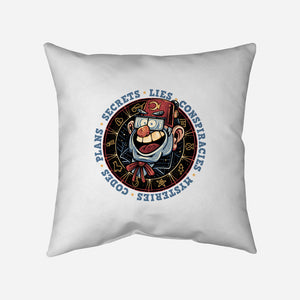 The Fall Of Secrets-None-Removable Cover w Insert-Throw Pillow-glitchygorilla