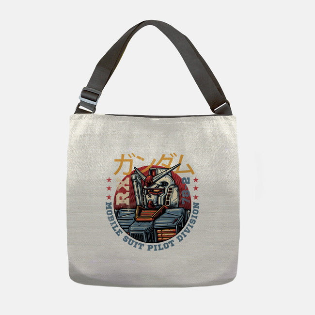 Mobile Suit Pilot Division-None-Adjustable Tote-Bag-glitchygorilla