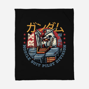 Mobile Suit Pilot Division-None-Fleece-Blanket-glitchygorilla