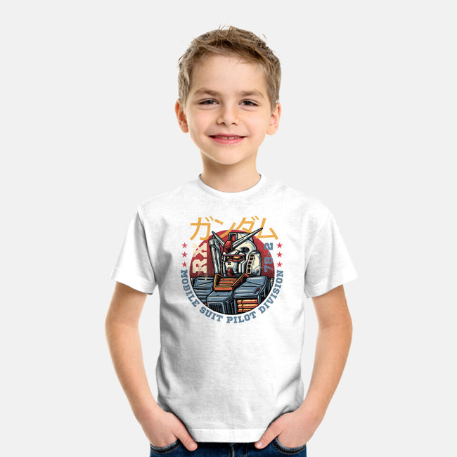 Mobile Suit Pilot Division-Youth-Basic-Tee-glitchygorilla