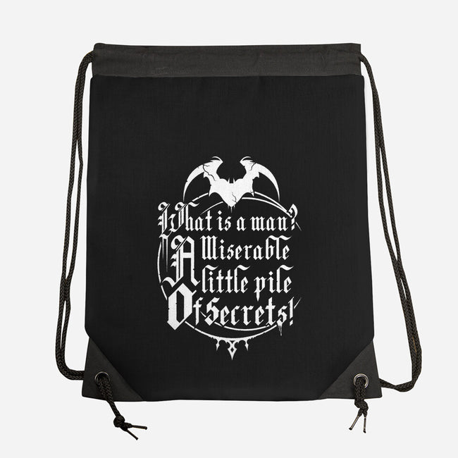 What Is A Man-None-Drawstring-Bag-demonigote