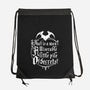What Is A Man-None-Drawstring-Bag-demonigote