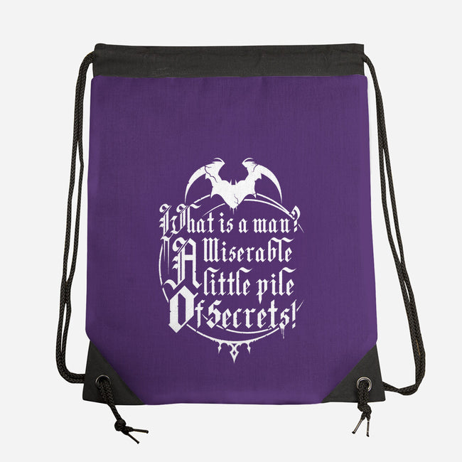 What Is A Man-None-Drawstring-Bag-demonigote