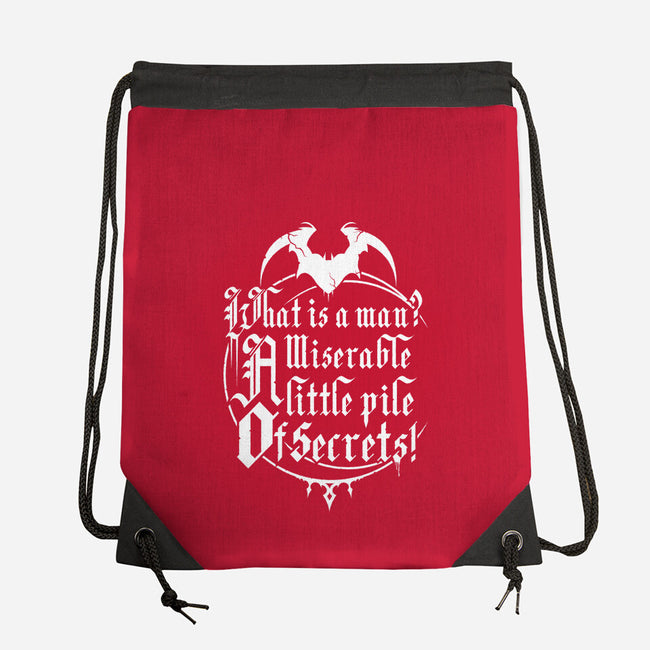 What Is A Man-None-Drawstring-Bag-demonigote