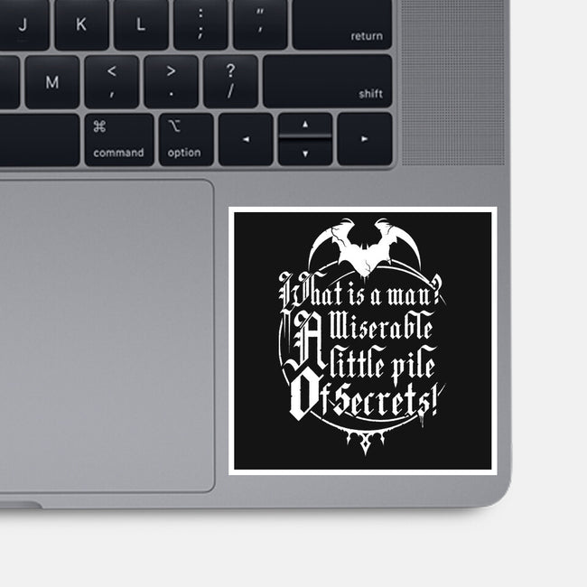 What Is A Man-None-Glossy-Sticker-demonigote