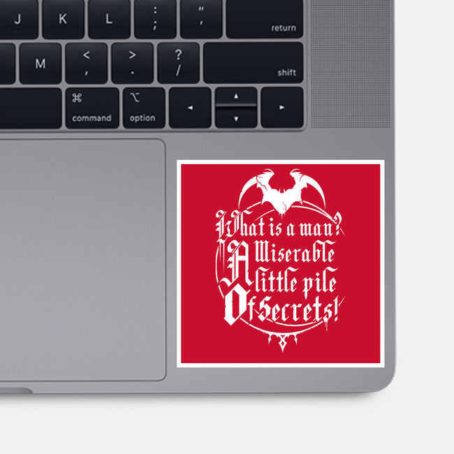 What Is A Man-None-Glossy-Sticker-demonigote