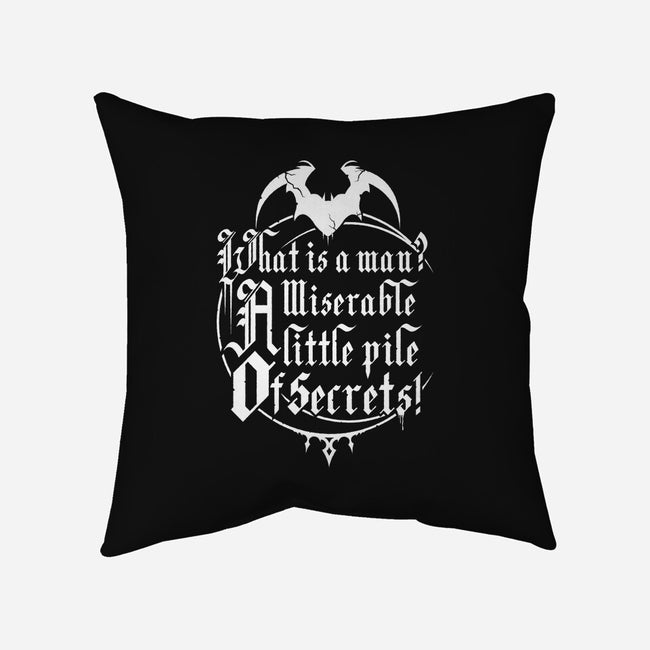 What Is A Man-None-Removable Cover w Insert-Throw Pillow-demonigote