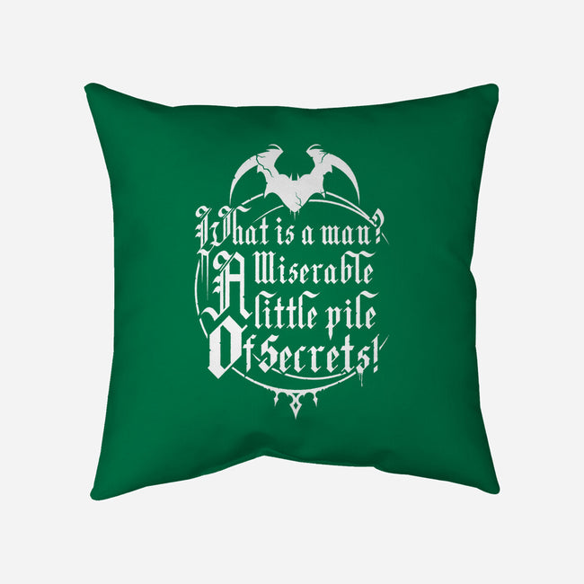 What Is A Man-None-Removable Cover w Insert-Throw Pillow-demonigote