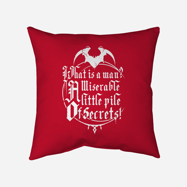 What Is A Man-None-Removable Cover w Insert-Throw Pillow-demonigote