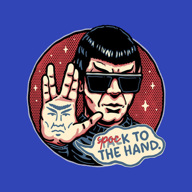 Spock To The Hand-Youth-Crew Neck-Sweatshirt-glitchygorilla