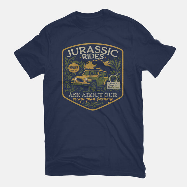 Jurassic Rides-Womens-Basic-Tee-Popnotic
