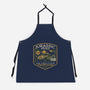 Jurassic Rides-Unisex-Kitchen-Apron-Popnotic