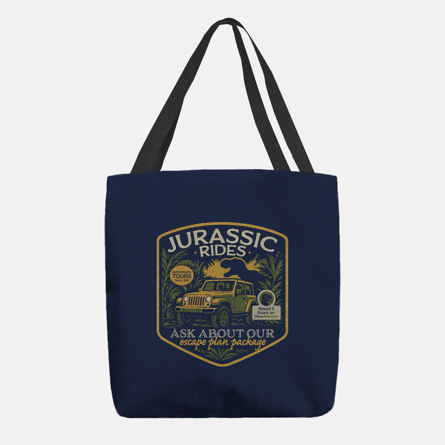 Jurassic Rides-None-Basic Tote-Bag-Popnotic