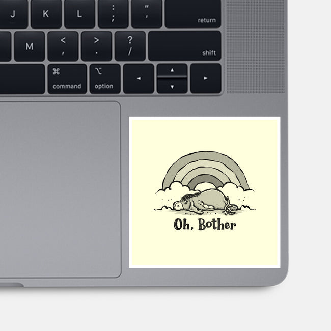 Oh Bother-None-Glossy-Sticker-kg07