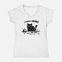 I Choose Chaos-Womens-V-Neck-Tee-kg07