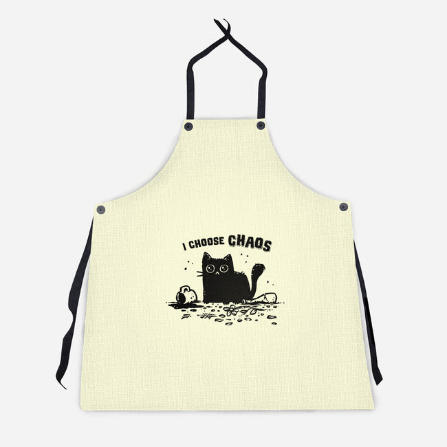 I Choose Chaos-Unisex-Kitchen-Apron-kg07