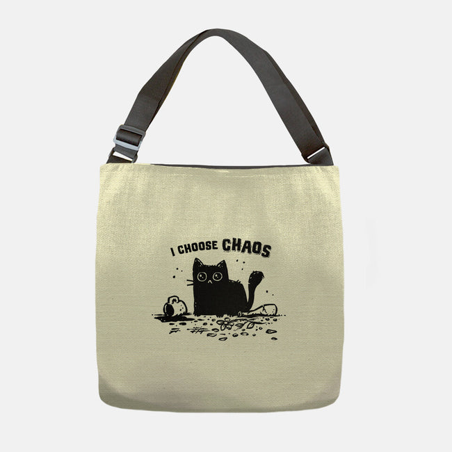 I Choose Chaos-None-Adjustable Tote-Bag-kg07
