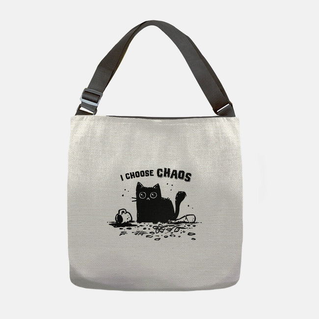 I Choose Chaos-None-Adjustable Tote-Bag-kg07