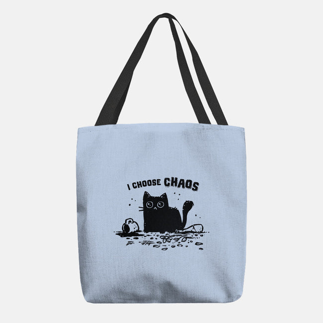 I Choose Chaos-None-Basic Tote-Bag-kg07