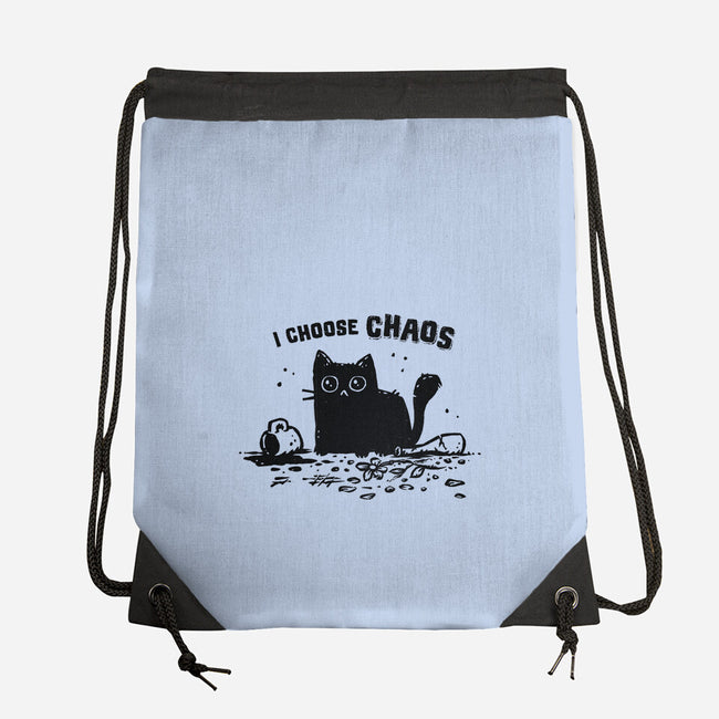 I Choose Chaos-None-Drawstring-Bag-kg07