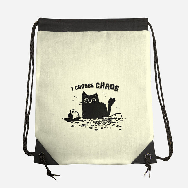 I Choose Chaos-None-Drawstring-Bag-kg07