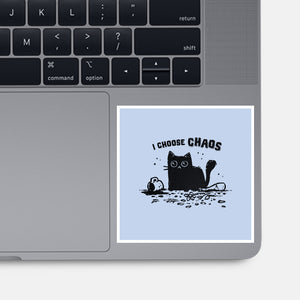 I Choose Chaos-None-Glossy-Sticker-kg07
