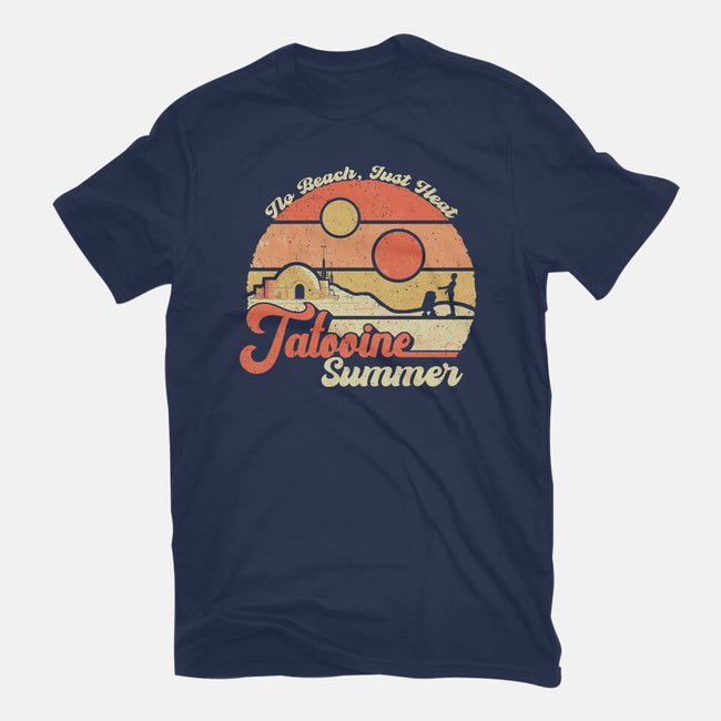 Tatooine Summer-Womens-Fitted-Tee-NMdesign