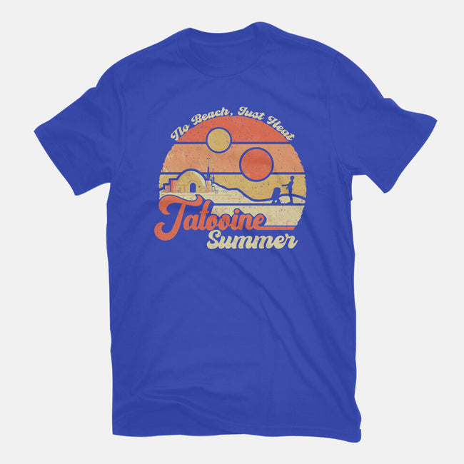 Tatooine Summer-Womens-Fitted-Tee-NMdesign