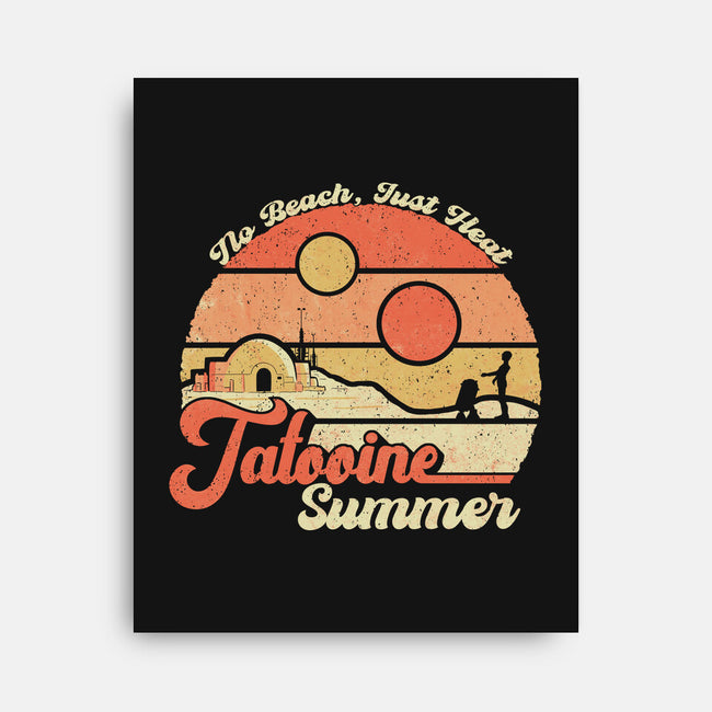 Tatooine Summer-None-Stretched-Canvas-NMdesign
