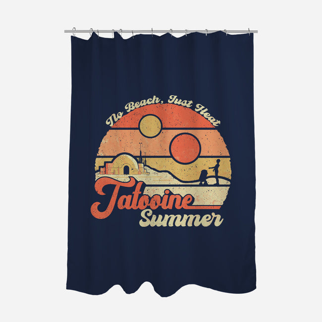 Tatooine Summer-None-Polyester-Shower Curtain-NMdesign