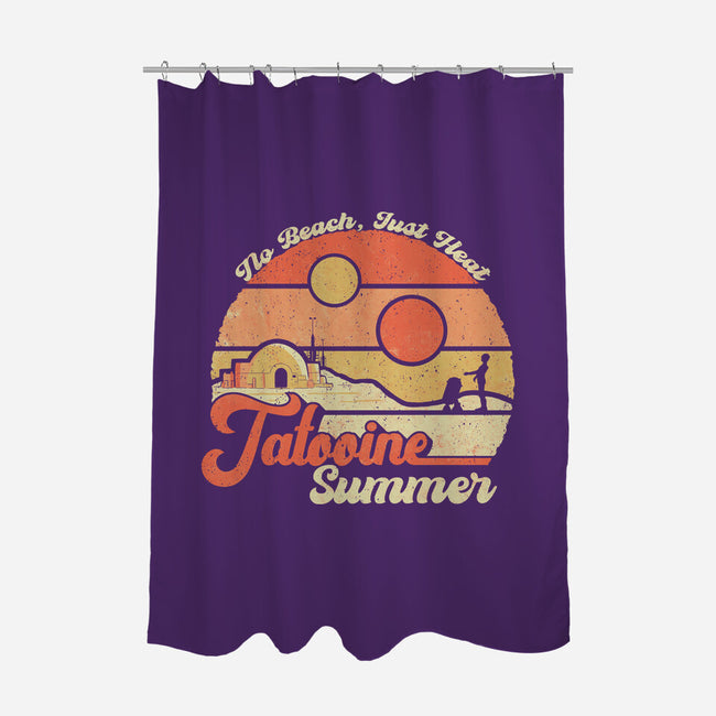 Tatooine Summer-None-Polyester-Shower Curtain-NMdesign