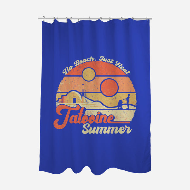 Tatooine Summer-None-Polyester-Shower Curtain-NMdesign