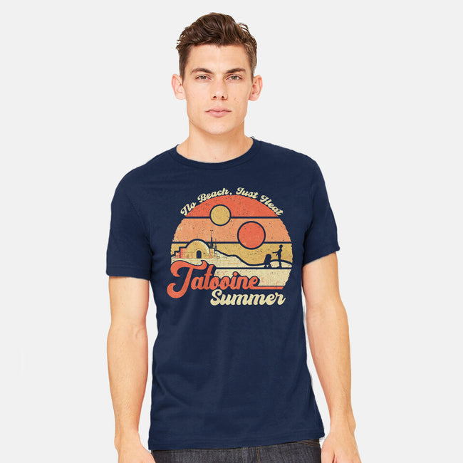 Tatooine Summer-Mens-Heavyweight-Tee-NMdesign