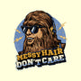 Messy Hair Don’t Care-None-Fleece-Blanket-glitchygorilla