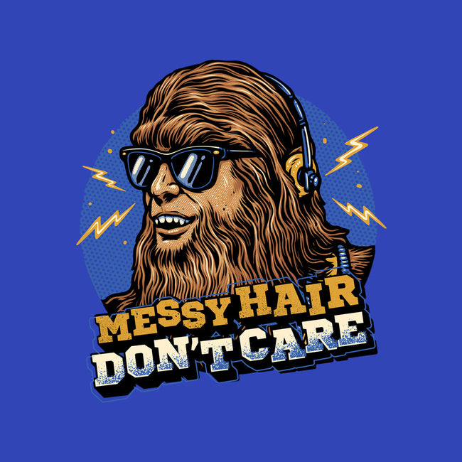 Messy Hair Don’t Care-None-Glossy-Sticker-glitchygorilla
