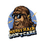 Messy Hair Don’t Care-None-Fleece-Blanket-glitchygorilla