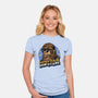 Messy Hair Don’t Care-Womens-Fitted-Tee-glitchygorilla