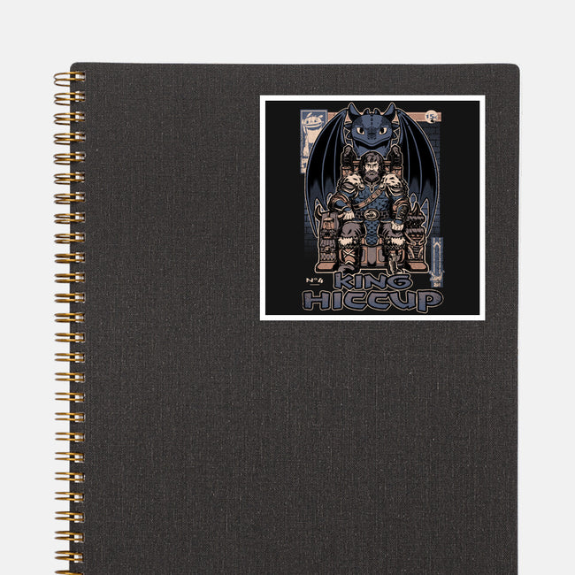 Viking Dragon King-None-Glossy-Sticker-Studio Mootant