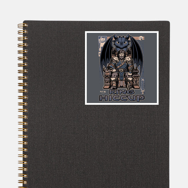 Viking Dragon King-None-Glossy-Sticker-Studio Mootant