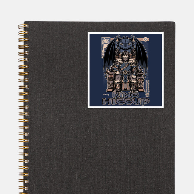 Viking Dragon King-None-Glossy-Sticker-Studio Mootant