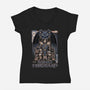 Viking Dragon King-Womens-V-Neck-Tee-Studio Mootant